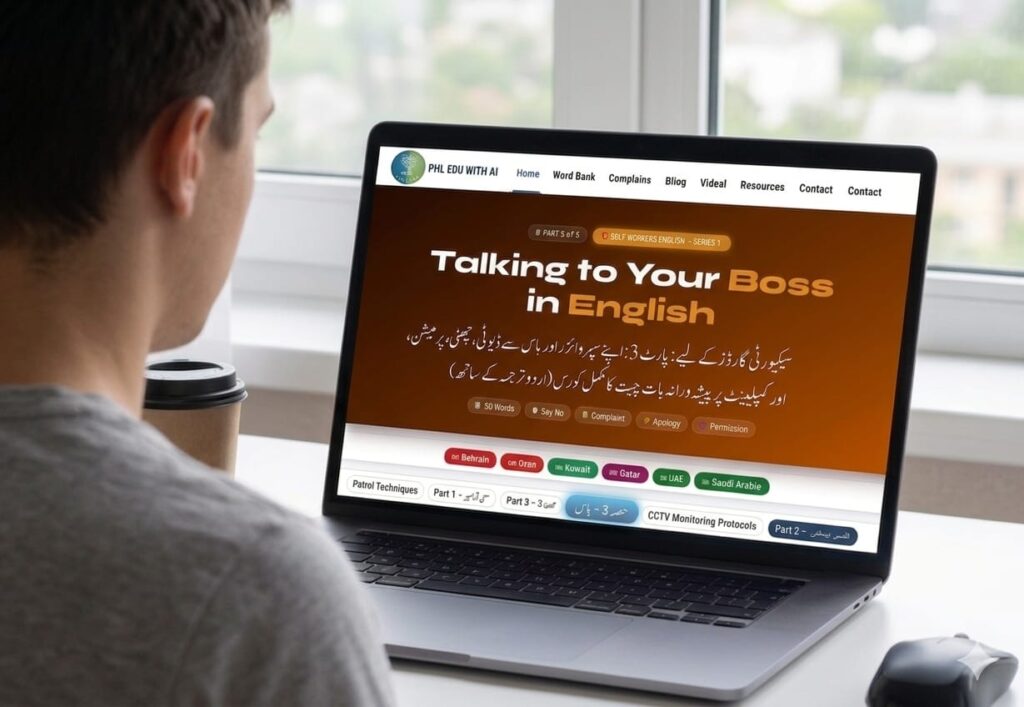 Talking to Your Boss in English - Security Guard Interview Part 3