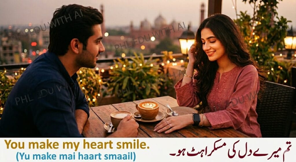 50 Romantic Love Sentences English to Urdu Meaning and Voice by PHL EDU WITH AI