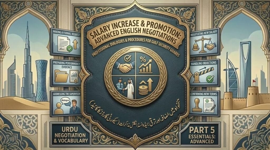 Salary Increase and Promotion English for Security Guards Part 5 Advanced Negotiation Guide