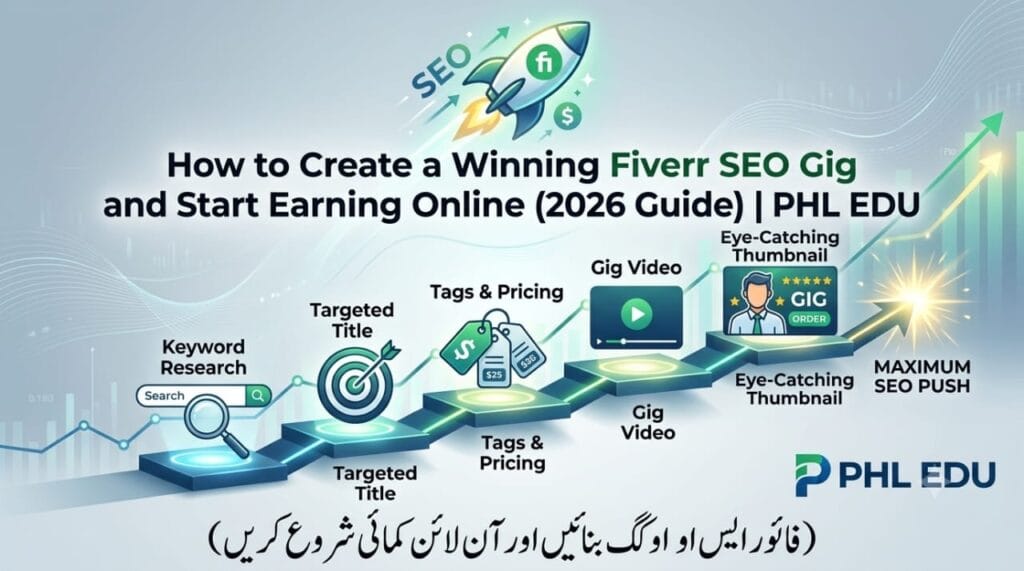 How to Create a Winning Fiverr SEO Gig and Start Earning Online - Complete 2026 Guide by PHL EDU