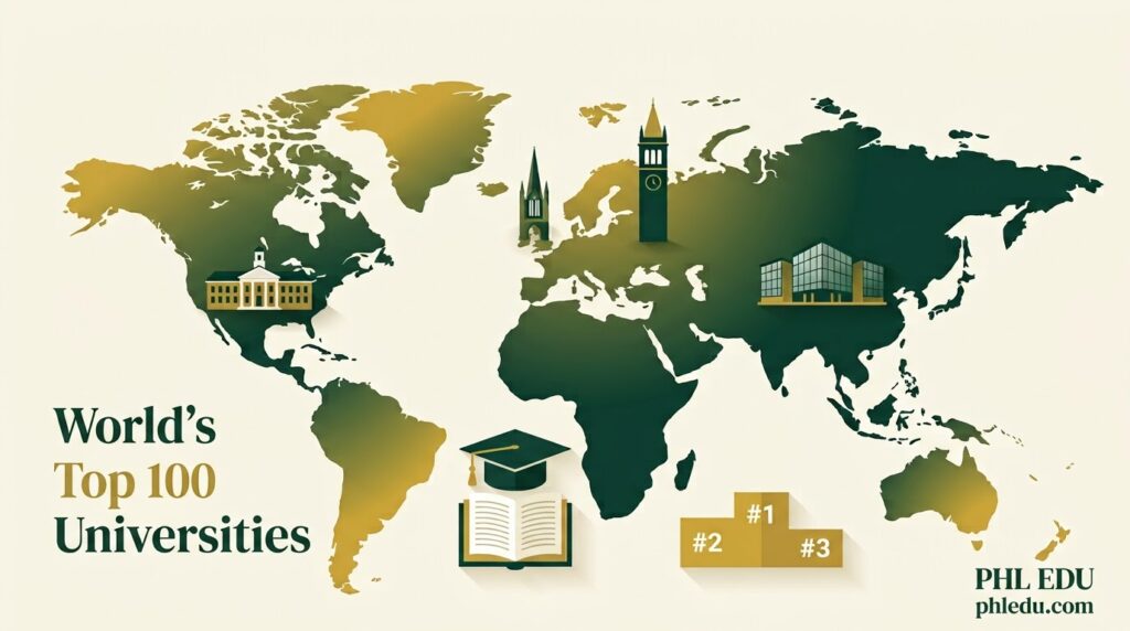 World's Top 100 Universities 2026 guide — QS World Rankings, fees, and country-by-country university picks